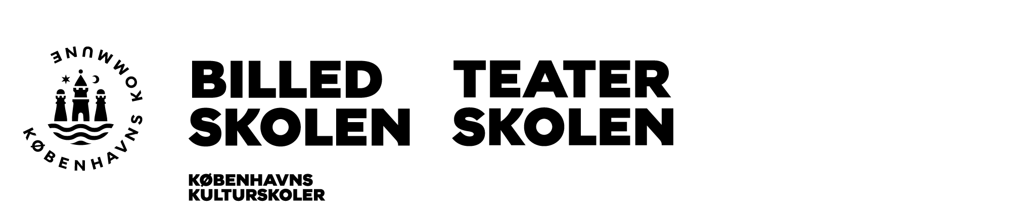 Billed- og Teaterskolen Københavns Kulturskoler Logo